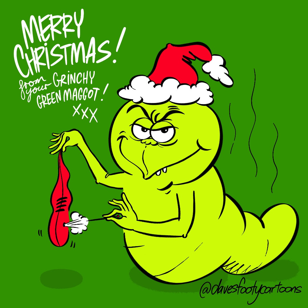 Merry Christmas from The Grinchy Green Maggot