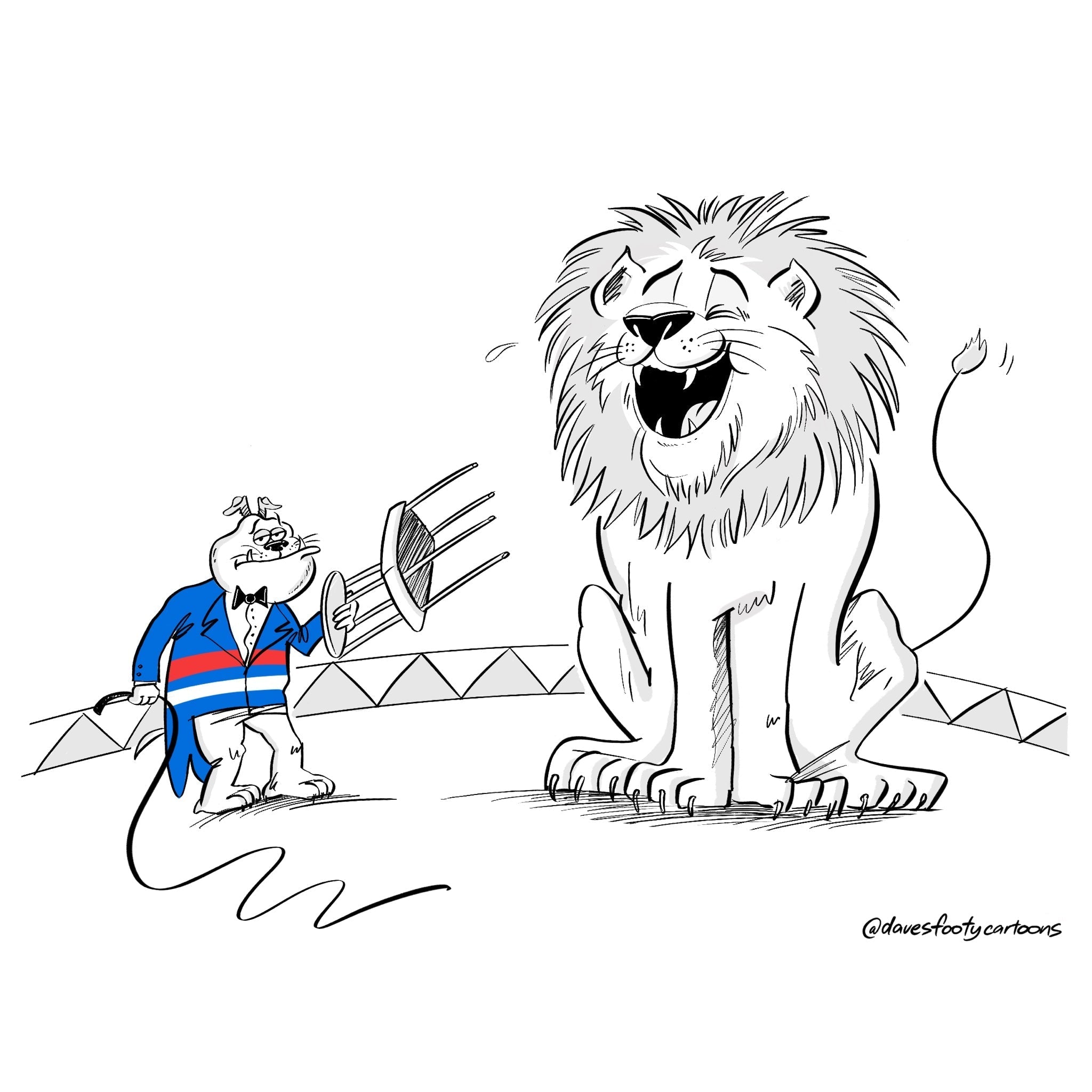 Bulldogs can't tame the Lions